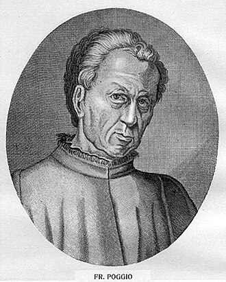 Portrait de Poggio Bracciolini