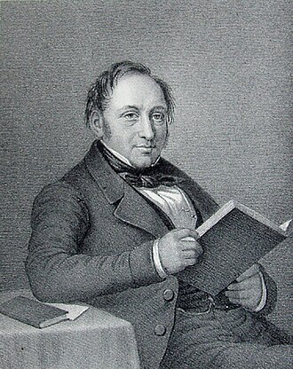 Portrait de Johan Ludvig Heiberg
